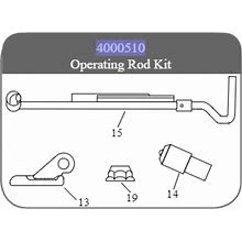 Holland 4000510 Operating Rod Fifth Wheel Kit