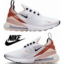 Nike Air Max 270 Women's Shoes Casual Sneakers Walking Running Trainers White