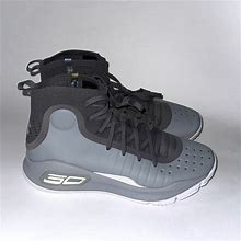 Under Armour Shoes | Under Armour Curry 4 Iv Basketball Shoes More Buckets Mens 10.5 Grey | Color: Gray | Size: 10.5