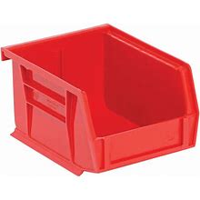 Quantum Storage 4-1/8 in. W X 2-13/16 in. H Tool Storage Bin Polypropylene 1 Compartments Red