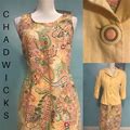 Chadwicks Dresses | Chadwick's 2 Pc Beautiful Dress | Color: Yellow | Size: 8