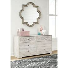 "Paxberry 6 Drawer 60" Dresser", Whitewash By Ashley, Furniture > Bedroom > Dressers > Dressers