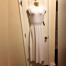 New York & Company Dresses | White Maxi Dress | Color: White | Size: L