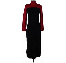 Talbots Casual Dress - Sheath: Black Solid Dresses - Women's Size P Petite