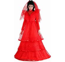 Red Gothic Wedding Dress Plus Size Costume | Adult | Womens | Red | 3X | FUN Costumes