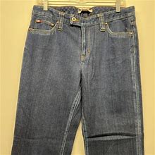 Women Tommy Hilfiger Dark Wash Boot Cut Jeans Sz 12
