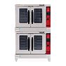 Vulcan VC55GD Double Full Size Liquid Propane Gas Commercial Convection Oven - 50, 000 BTU, Stainless Steel, Gas Type: LP