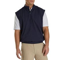 Footjoy 1/2-Zip Pullover Windshirt Vest Navy SM - Golf Balls, Apparel, Clubs, Bags & More