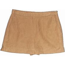 Forever 21 Skort: Brown Solid Bottoms - Women's Size Small