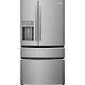 GRMC2273CF Frigidaire 36" Gallery Series 21.5 Cu. Ft. Counter-Depth 4 Door French Door Refrigerator With Spasewise Organization System - Stainless Steel