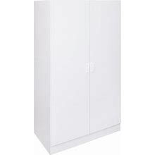 Stor-It-All 38.5-In W X 70.375-In H Wood Composite White Wall-Mount Utility Storage Cabinet | WS39MP
