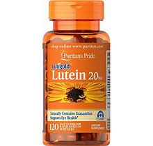 Puritans Pride Lutein 20 Mg With Zeaxanthin 120 Softgels