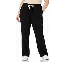 Ugg Women's Shannon Double-Knit Fleece Lounge Pants Black 1X