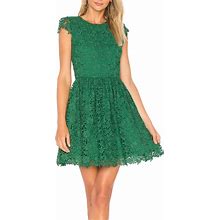Alice + Olivia Dresses | Alice + Olivia Joyce Party Dress Green Floral | Color: Green | Size: 0