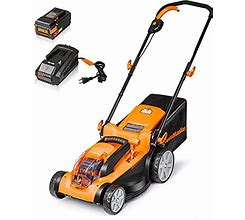 Lawnmaster CLMF4015K Cordless 15-Inch Brushless Lawn Mower 40V Max With 4.0Ah Battery &Fast Charger