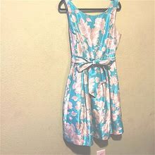 Jessica Howard Dresses | A-Line Dress | Color: Blue/Cream | Size: 14