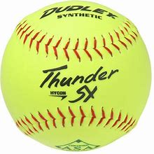 Spalding Dudley Thunder Sy Synthetic ASA 12 Softball (Dz) Yellow/Red
