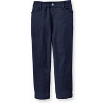 Soft Stretch Capri Pant, Wrinkle Resistant, Fly Front With Button, Pockets In Navy Blue Size 18 By Northstyle Catalog