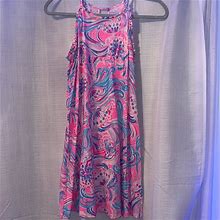 Lilly Pulitzer Dresses | Kids Lilly Pulitzer Dress | Color: Blue/Pink | Size: Xl 12-14