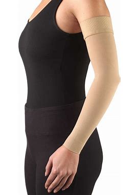 Truform Compression Arm Sleeve 20-30 Mmhg With "Soft Top" Fit - 3325 in Beige Size Large