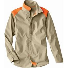 Orvis Men's Pro LT Long Sleeve Shirt, Sand/Blaze SKU - 448051