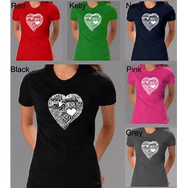 Women's T-Shirt - Created Using The Word Love In 44 Different Languages