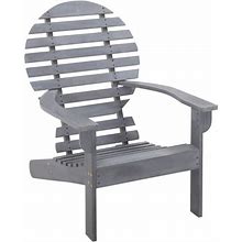 Vidaxl Folding Adirondack Chair Lawn Chair For Outdoor Porch Solid Wood Acacia