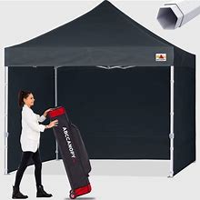 ABCCANOPY Premium Canopy Tent Commercial Instant Shade 10X10 Premium-Series, Black