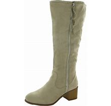 Journee Collection Womens Faux Suede Tall Knee-High Boots