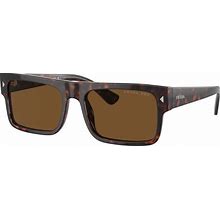 PRADA PR A10S Havana - Men Luxury Sunglasses, Brown Polar Lens