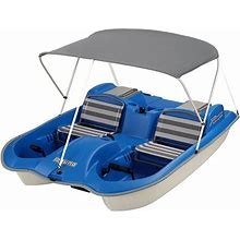 Sun Dolphin Laguna 5 Seat Pedal Boat With Canopy - Blue