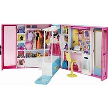 Barbie Dream Closet Playset With 30+ Clothes And Accessories Mirror And Desk