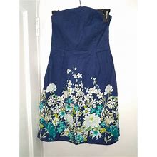 Old Navy Dresses | Navy Floral Mini Dress | Color: Blue/Green/White | Size: 2