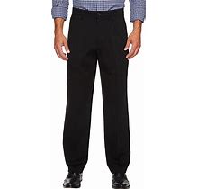 Dockers Easy Khaki D3 Classic Fit Pleated Pants (Black) Men's Clothing