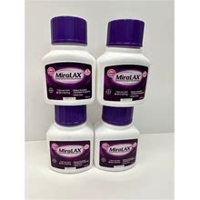 4X Miralax Polyethylene Glycol 3350 Powder Laxative 4.1 Oz 7 Once