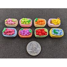 Small Dollhouse Fruit Baskets | Board Game Pieces