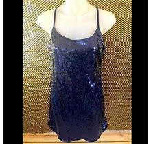 Dreamgirl Dresses | Navy Sequin Dress | Color: Blue | Size: Xl