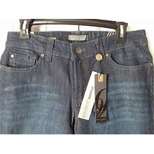 Nine West Women Denim Boot-Cut Jeans Size 6/27 Chicago Wash [New] |
