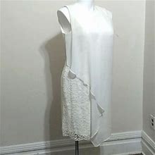 Dress Barn Dresses | Ladies Beautiful White Dress Sz. 16 | Color: White | Size: 16