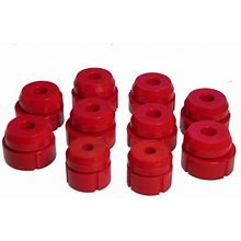 Prothane 6-107 Red Body And Cab Mount Bushing Kit - 20 Piece