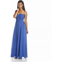 Minuet Petite Dresses | Minuet Strapless Pleated Gown Royal Blue Nwt | Color: Blue | Size: S