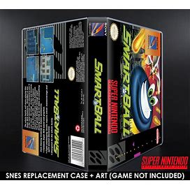 Smartball - SNES Horizontal Case - No Game - Replacement Storage Case & Box Art