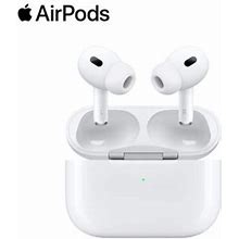 Apple White Airpods Pro (Gen 2) Wireless Earbuds Size 4