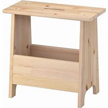 IKEA PERJOHAN Stool With Storage, Solid Pine - BRAND NEW IN BOX - 804.853.38