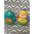 Playskool Weebles Knight And Dragon