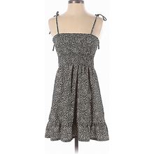 Topshop Casual Dress - Mini: Tan Animal Print Dresses - Women's Size 0 Petite