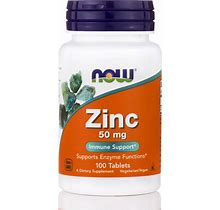 NOW - Zinc 50 Mg - 100 Tablets