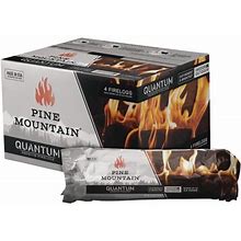 Pine Mountain Quantum 2-1-2 Hr. Fire Log 800-000-186 Pack Of 4 800-000-186 590765