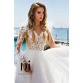Women Wedding Lace Luxury Dress , Ball Gown, Feathers,Empire Before