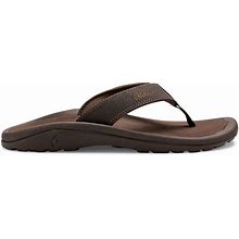 OLUKAI Men's Ohana Beach Sandals - Dark Java Ray - 9.0